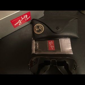 Ray Ban Aviator Flash Lenses (Black)